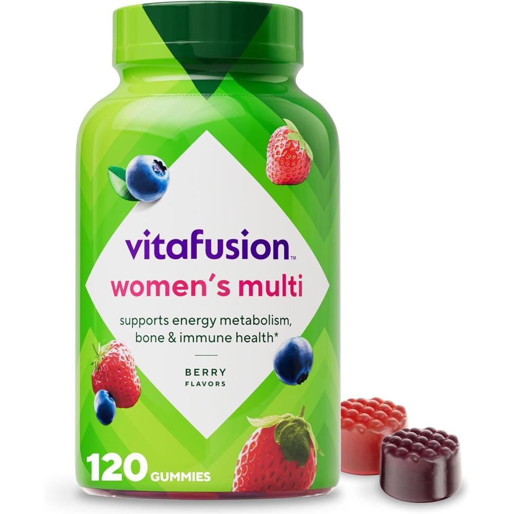 image:imageVitafusion Womens Multivitamin Gummies Berry Flavored Daily Vitamins for Women with Vitamins A C D E B6 and B12 150 Count 75 Day Supply 150 CountNew Version 120 count 10 ACE Vitamins