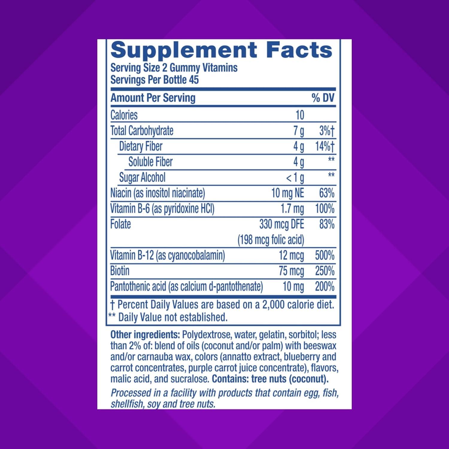 image:imageVitafusion Fiber Well Fit Gummies Supplement 90 Count Packaging May Vary