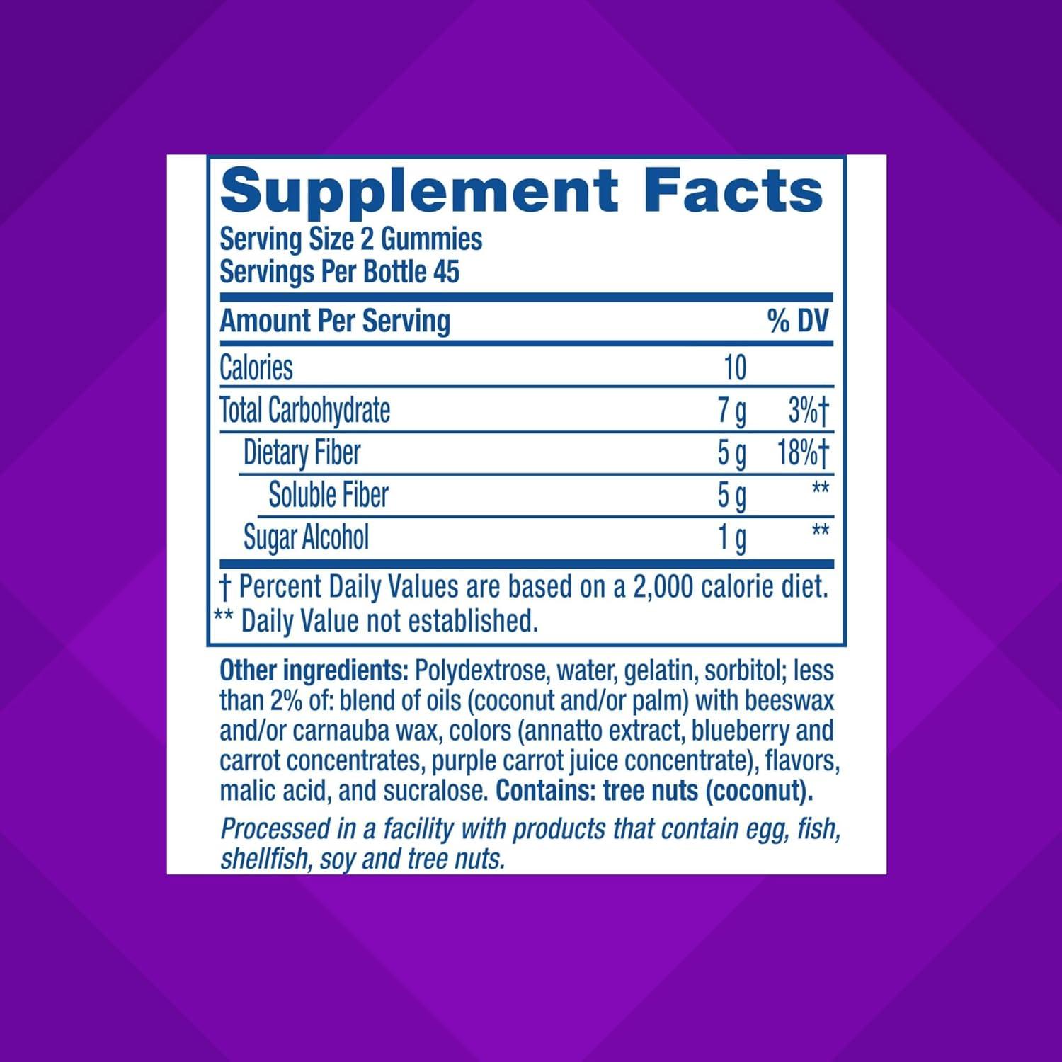 image:imageVitafusion Fiber Well Gummy Vitamins 90 Count Packaging May VaryFiber Well Supplement