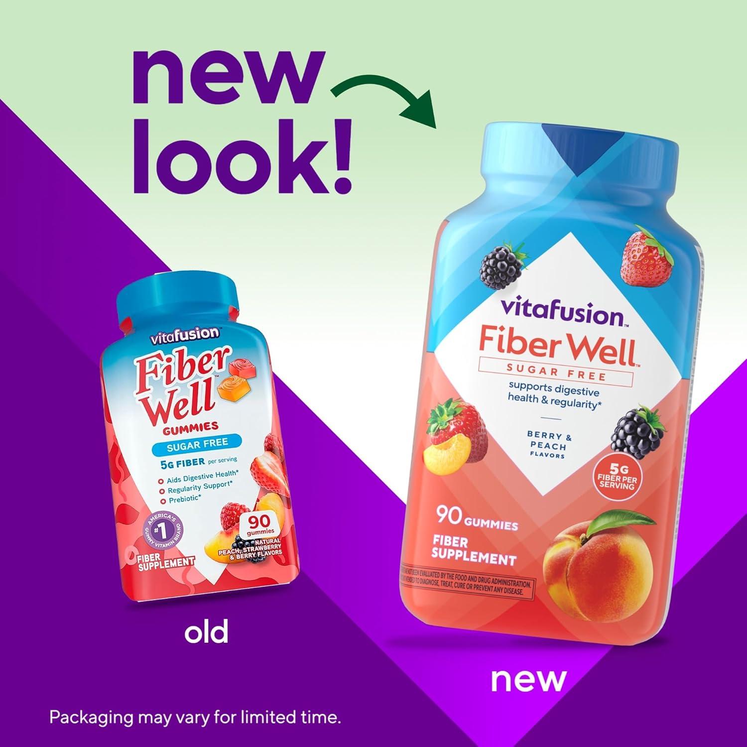 image:imageVitafusion Fiber Well Gummy Vitamins 90 Count Packaging May VaryFiber Well Supplement