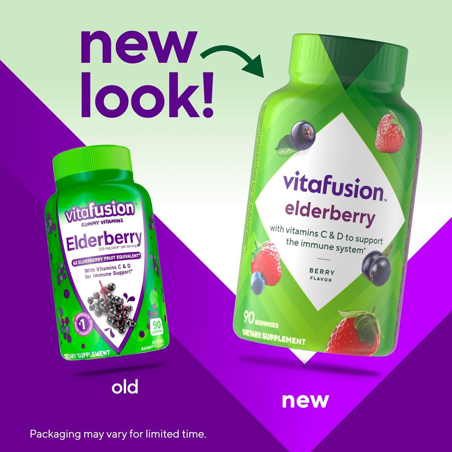image:imageVitafusion Elderberry Gummy Vitamins 90ct Elderberry Gummy Vitamins Chewables 90 Count90 Count Pack of 1