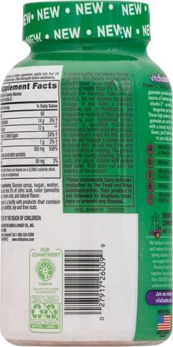 image:imagevitafusion Extra Strength Power C Gummy Vitamins Tropical Citrus Flavored Immune Support 1 Vitamins 92 Count92 Count Pack of 2