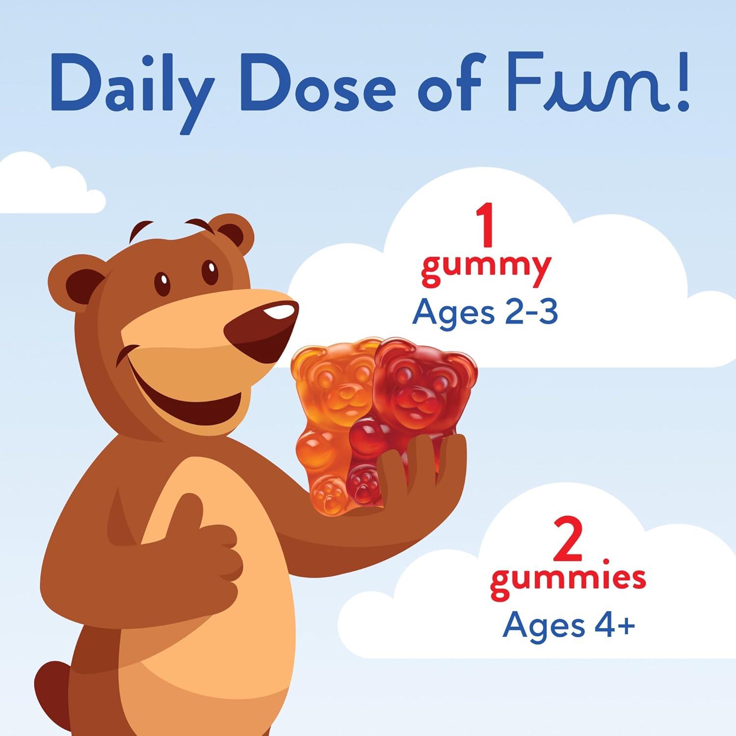 image:imageLil Critters Gummy Vites Daily Kids Multivitamins Assorted Fruit Flavors for Ages 2 Toddlers amp Kids Gummy Vitamin with Vitamin C and D 95190 Day Supply 190 Gummies