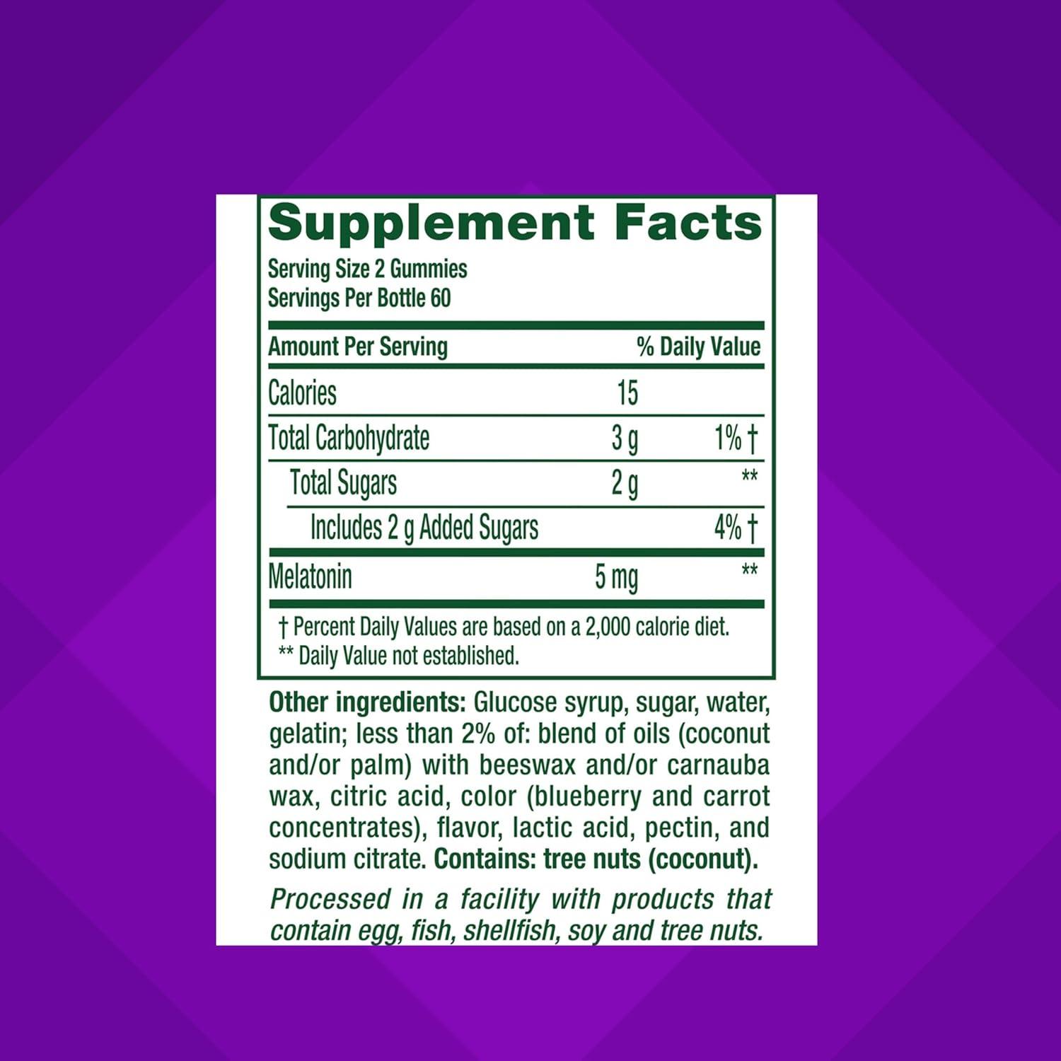 image:imageVitafusion Extra Strength Melatonin Gummy Vitamins 5mg 120 ct GummiesVitamins