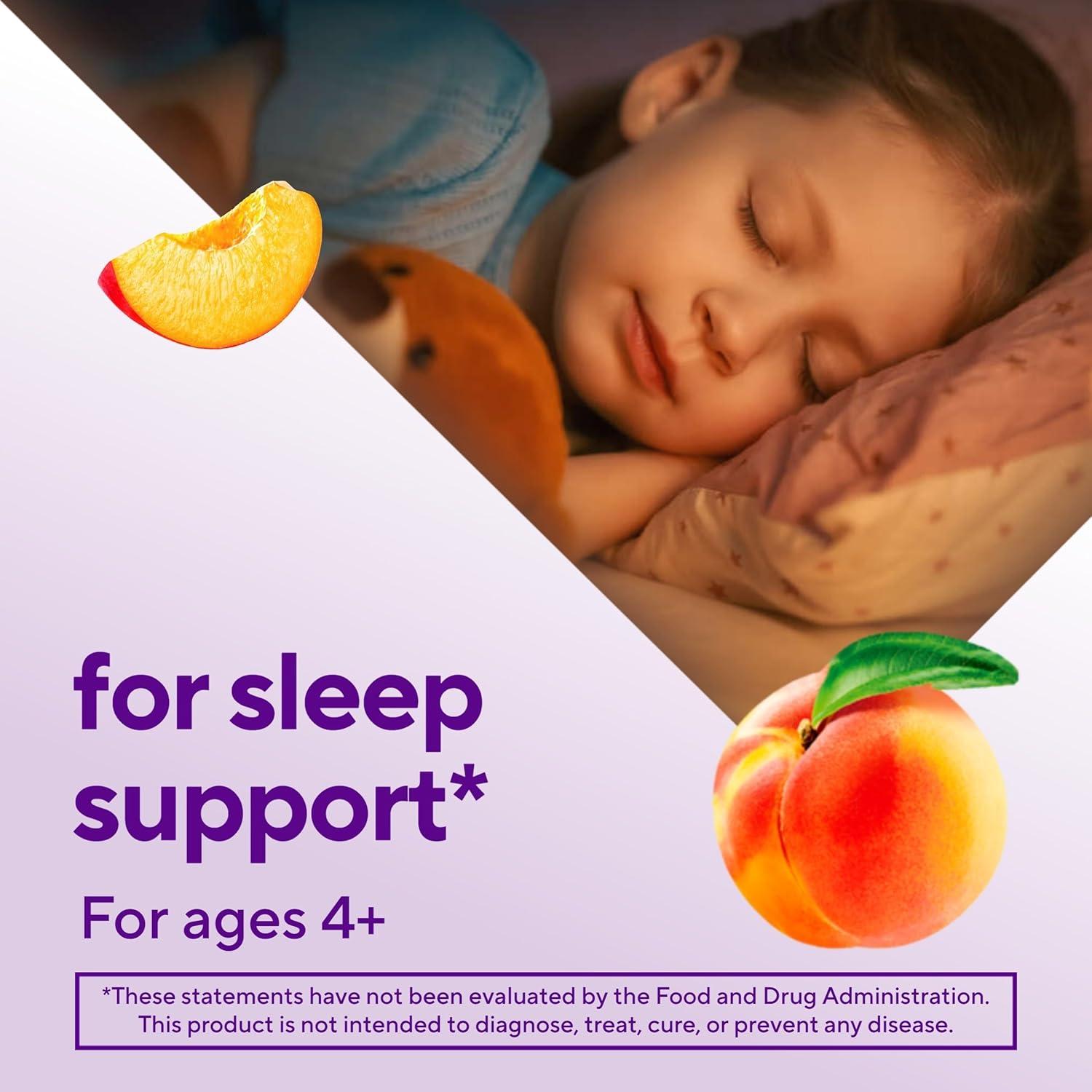 image:imageVitafusion Kids Melatonin Gummy Supplements Tropical Peach Flavored Sleep Support Supplements 1 50 Count50 Count Pack of 1