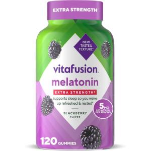 Vitafusion Extra Strength Melatonin Gummy Vitamins, 5mg, 120 ct Gummies(Vitamins)