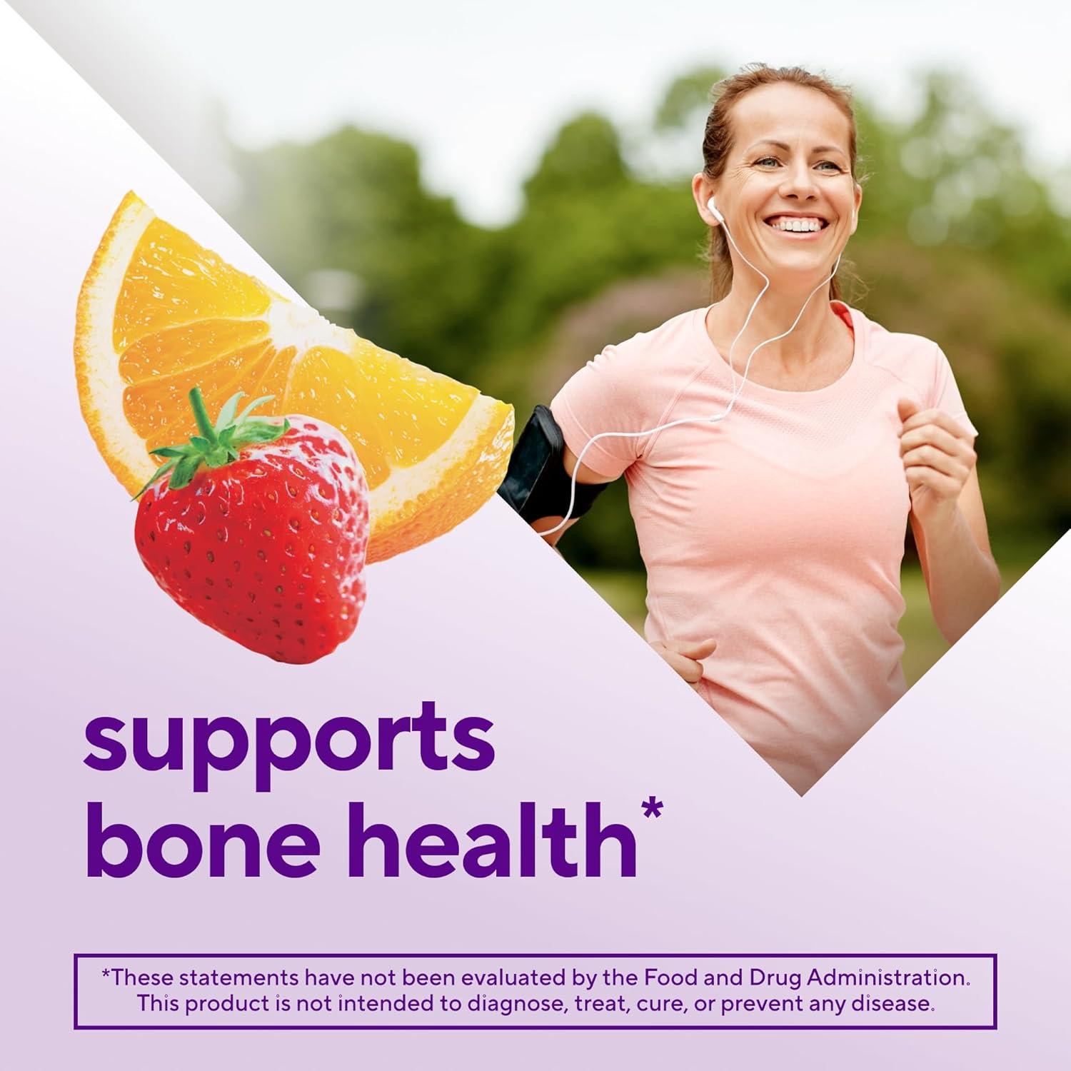image:imagevitafusion Chewable Calcium Gummy Vitamins for Bone and Teeth Support Calcium Gummies Fruit and Cream Flavor 100 Count 50 Day SupplyCalcium