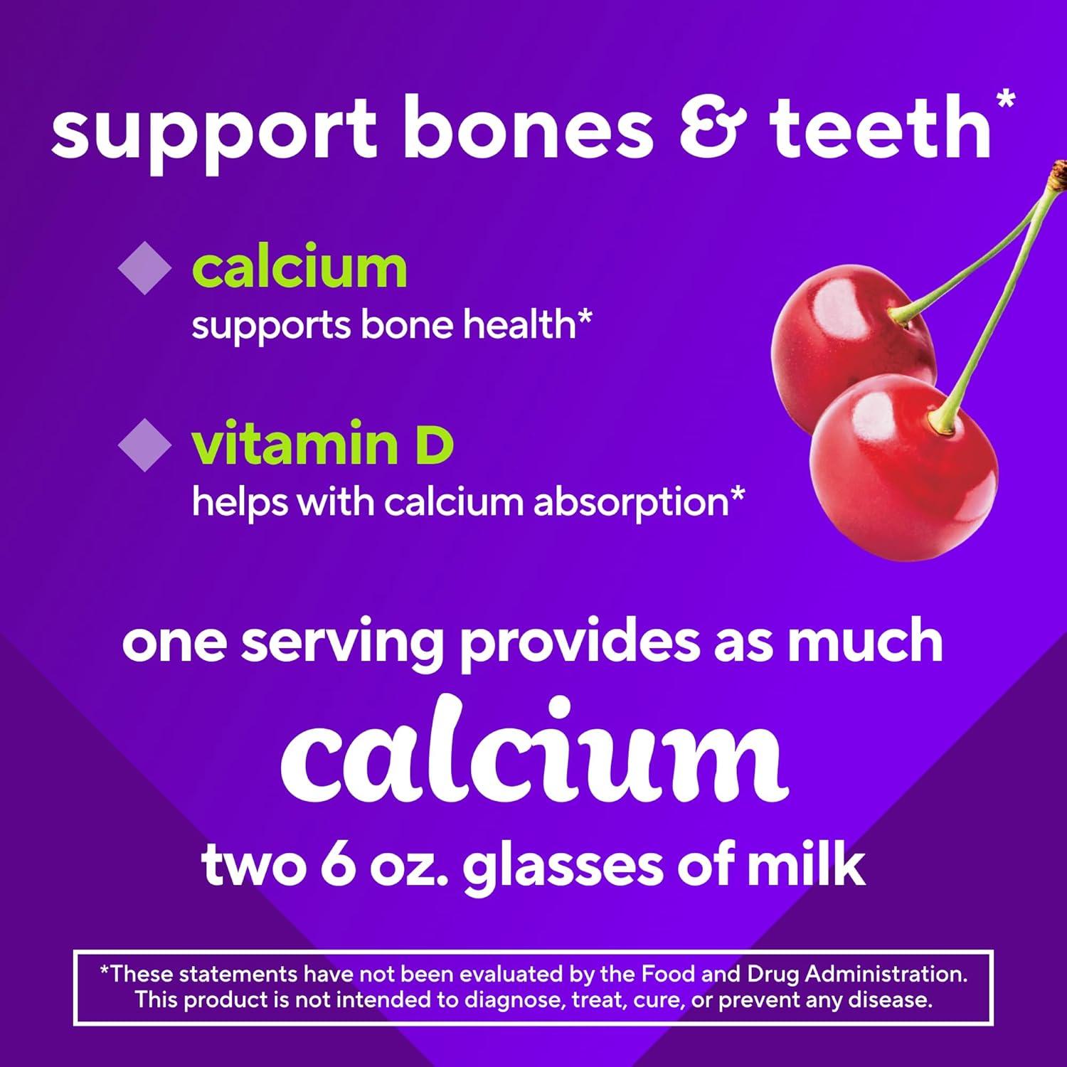 image:imagevitafusion Chewable Calcium Gummy Vitamins for Bone and Teeth Support Calcium Gummies Fruit and Cream Flavor 100 Count 50 Day SupplyCalcium