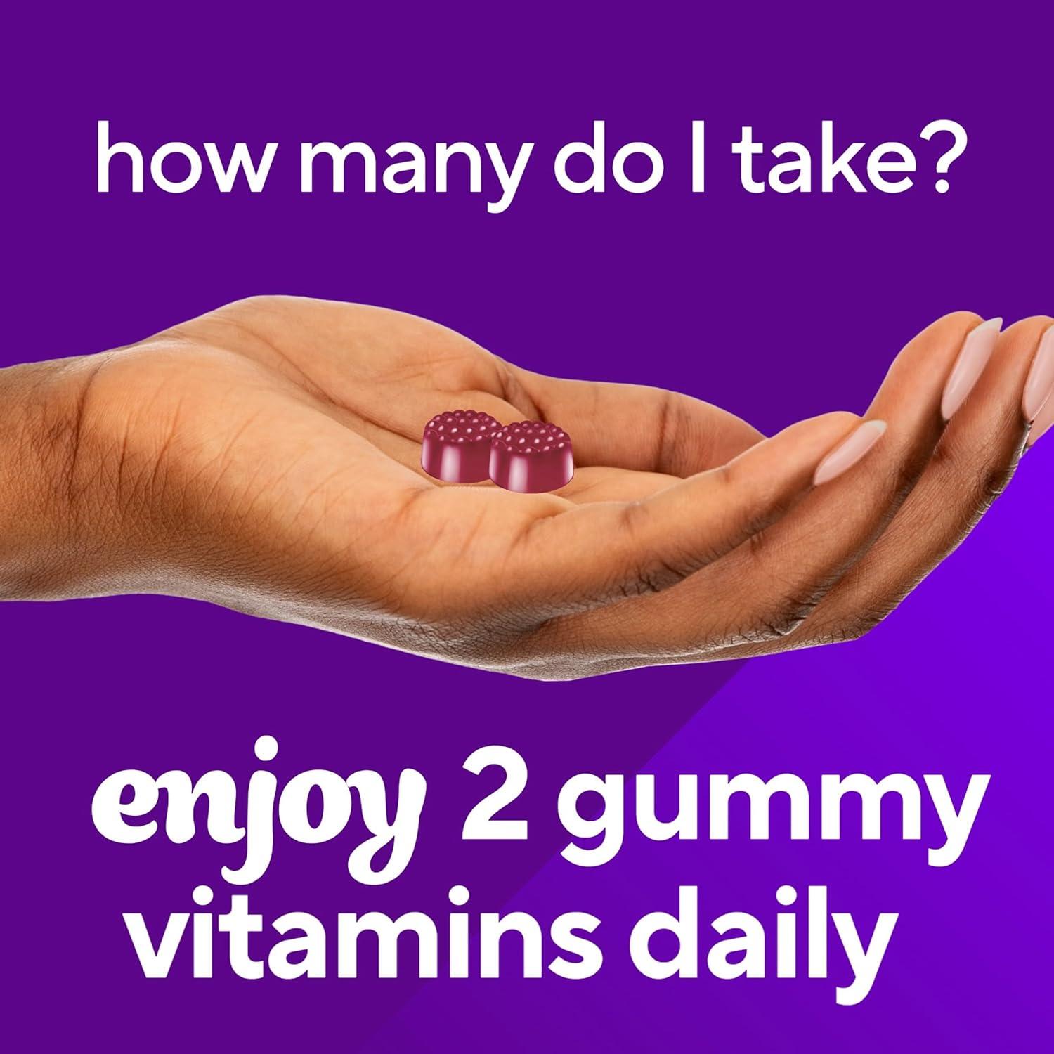 image:imagevitafusion Extra Strength Biotin Gummy Vitamins Berry Flavored 5000 mcg Biotin Vitamins Americas Number 1 Gummy Vitamin Brand 50 Day Supply 100 Count packaging may vary