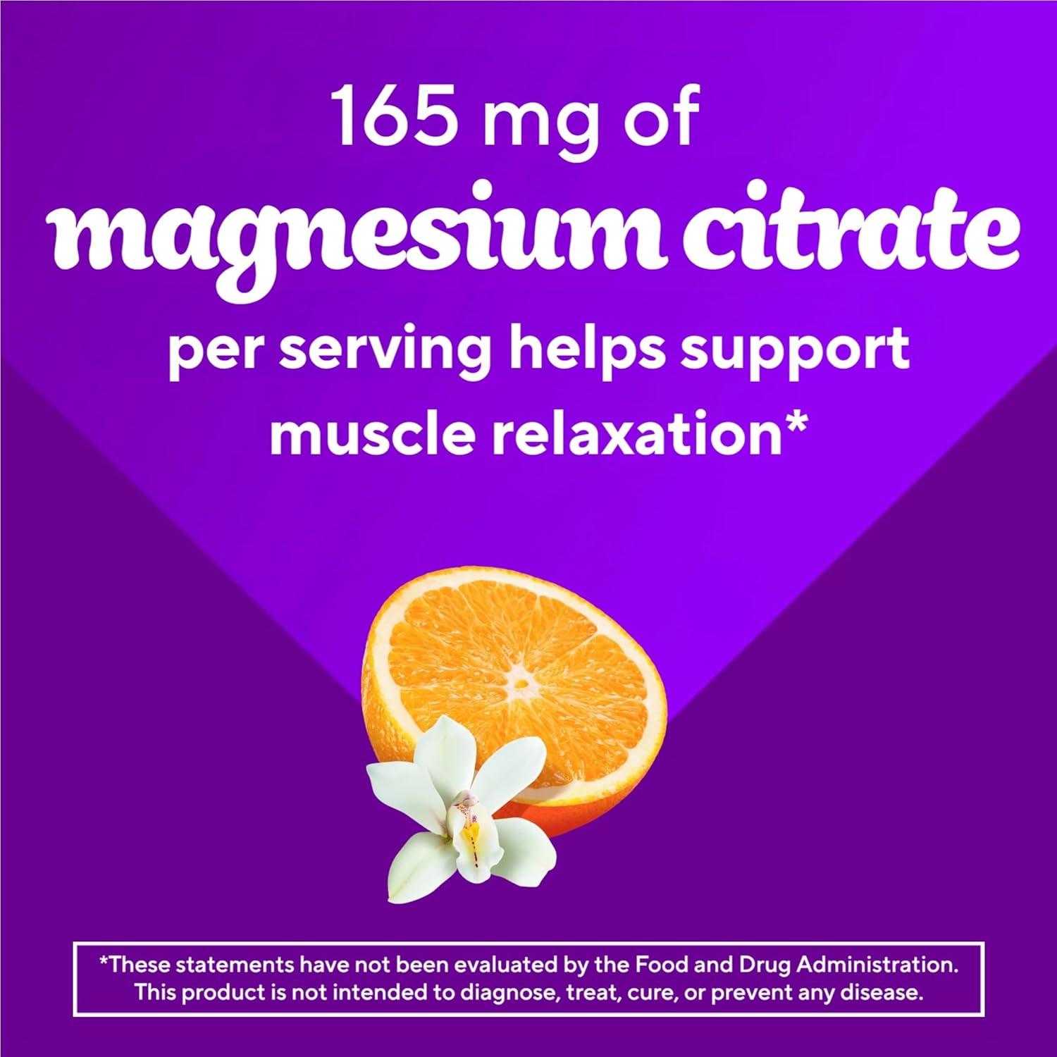 image:imagevitafusion Magnesium Gummy Supplement Bring calm to your vitamin routine Tropical Citrus Flavor 60 Gummies60 Count Pack of 1