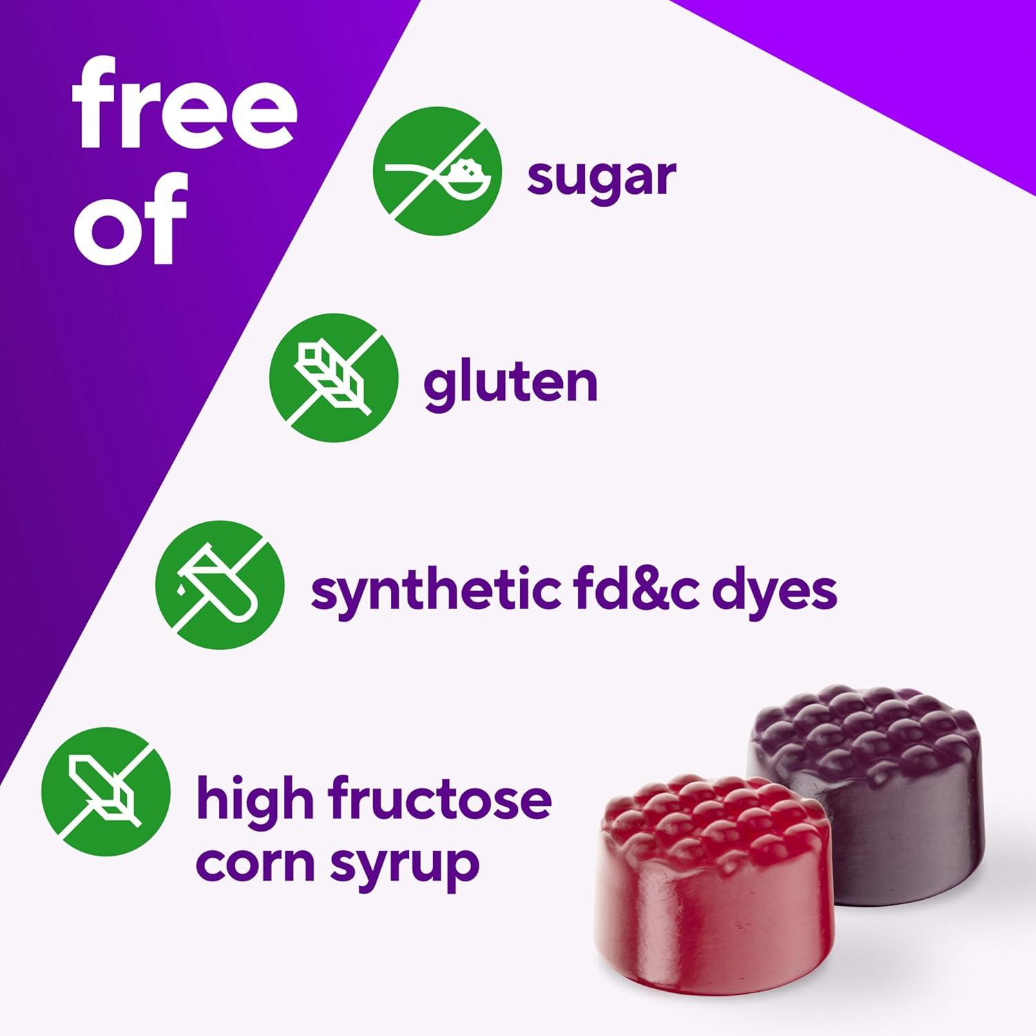 image:imagevitafusion Sugar Free Mens Multi Daily Gummy Multivitamins Supports Energy Metabolism Muscle and Immune Health 1 Mixed Berry Flavors 90 Count1 Count Pack of 2