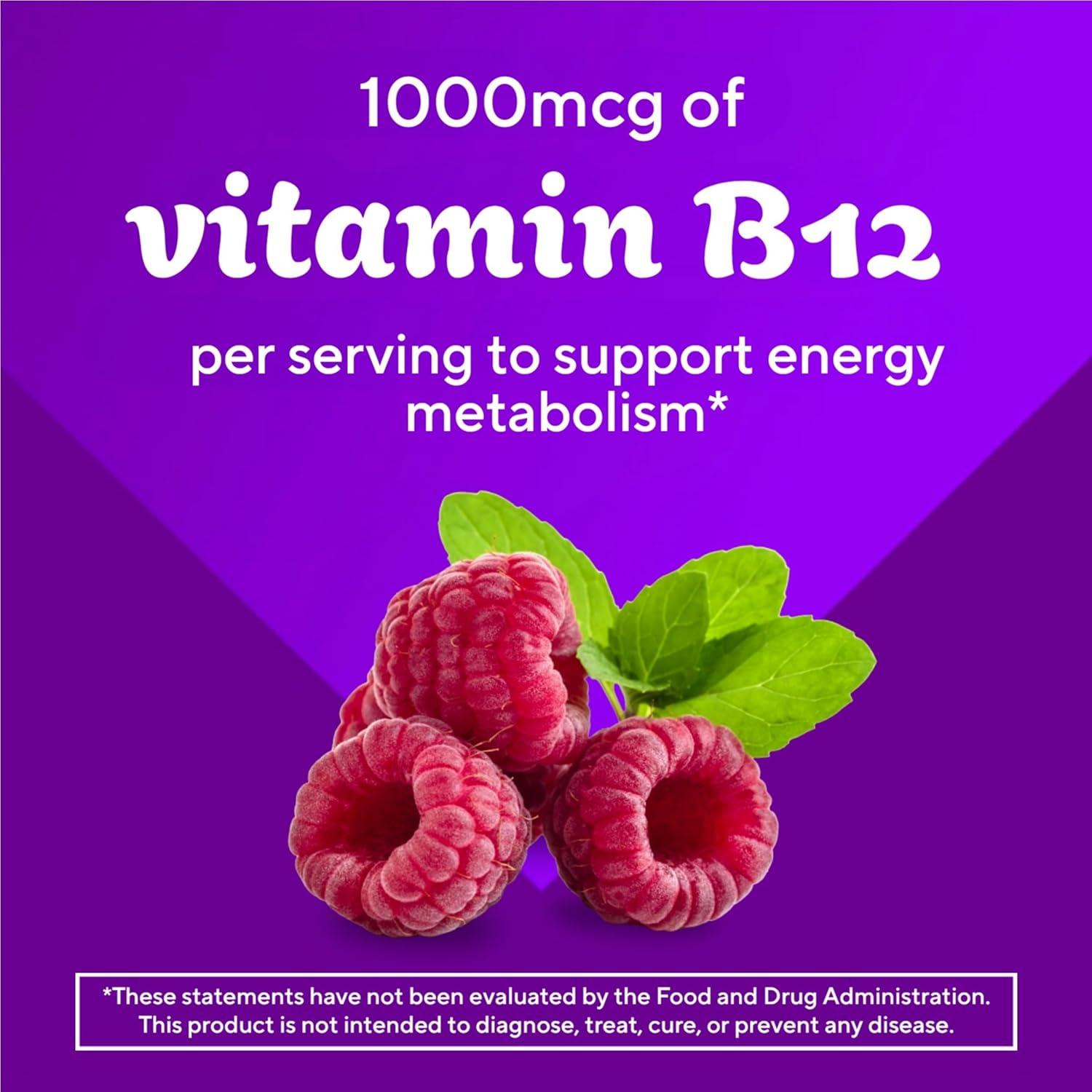 image:imagevitafusion Vitamin B12 Gummy Vitamins for Energy Metabolism Support Raspberry Flavored Americas Number 1 Gummy Vitamin Brand 70 Day Supply 140 Count60 Count Pack of 1